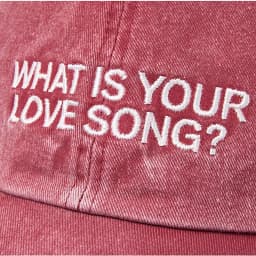 Kim Tae Hyung 'What Is Your Love Song' Concert Letter Kpop V Hat Embroidered Printed Baseball Cap Fashion Streetwear Accessory