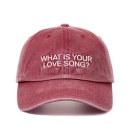 Kim Tae Hyung 'What Is Your Love Song' Concert Letter Kpop V Hat Embroidered Printed Baseball Cap Fashion Streetwear Accessory