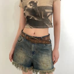 2026 New Retro Y2K Belt WOMEN'S New National Wind Belt with Jeans Belt Senior Sense of Brown
