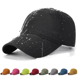 Plain Waterproof Quick-Dry Baseball Cap For Men And Women, Soft Top Sun Hat, Breathable Outdoor Visor Cap