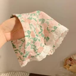 1pc Vintage Floral Lace Headscarf Non-Slip Triangle Bandana with Hair Clip Beach Holiday Hair Accessory for Women Beach Decor