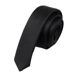 New 3cm Satin Super Slim Tie Fashion Women Man Elegant Black Neck Tie Classic Clothing Accessories Skinny Narrow Necktie