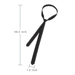 New 3cm Satin Super Slim Tie Fashion Women Man Elegant Black Neck Tie Classic Clothing Accessories Skinny Narrow Necktie