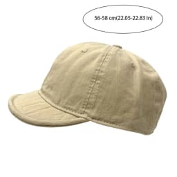 Fashion Washed Cotton Baseball Hat Adjustable Retro Peaked Cap Solid Color Short Brim Snapback Cap for Men Women