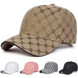 Four Seasons New Sunscreen Three-Line Sewn Baseball Cap Men's And Women's Casual Cap Net Red Distressed 1841 Hat