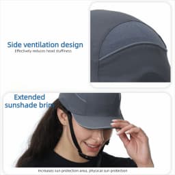 With ABS Shell EN812 Safety Cap Anti-collision Head Protection Work Safety Helmet Safety Baseball Hat