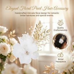 Crystal Flower Leaf Hair Clip Hairpin Headband For Women Silk Flower Hair Clip Wedding Bridal Hair Accessories Jewelry Gift