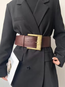 2026 Maillard Style Wide Belt Niche High End Vintage