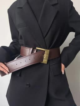 2026 Maillard Style Wide Belt Niche High End Vintage