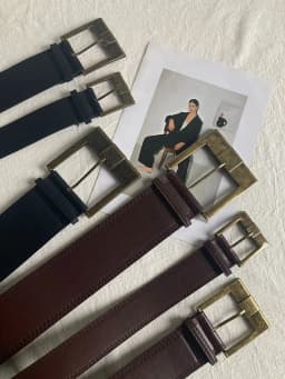 2026 Maillard Style Wide Belt Niche High End Vintage