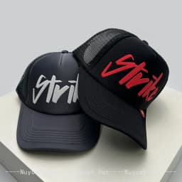 New Unisex Korean Personal Printed Letters Baseball Hats Breathable Simple Sunshade Hip Hop Trucker Caps Versatile Fashion Ins