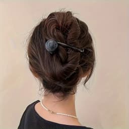 Vintage Twist Hair Clip Plastic Acrylic Bead Imitation Pearl Hairpin Twisted Design Women Girls Bridal Hair Styling Ornament