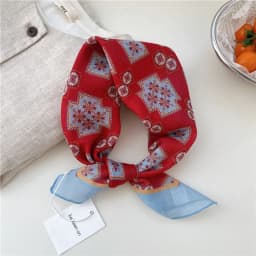56cm Print Geometric Pattern Headscarf Scarf Square Scarves Kerchief Neckerchief Bandanas Neck Wraps Hair Ribbon Band Headband
