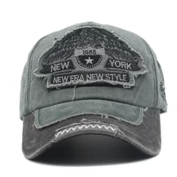 New York Embroidered Washed Denim Baseball Cap For Men Women Outdoor Adjustable Casual Sports Hat Hip Hop Streetwear Sun Hats