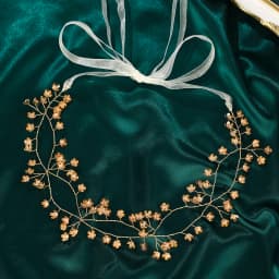 Miallo Boho Gold Branch Floral Bridal Hair Vine Wedding Forest Style Tulle Ribbon Headband Party Hair Accessories For Women 2026