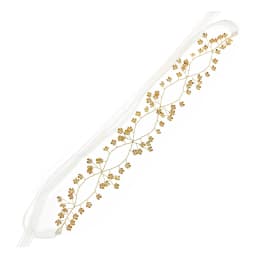 Miallo Boho Gold Branch Floral Bridal Hair Vine Wedding Forest Style Tulle Ribbon Headband Party Hair Accessories For Women 2026