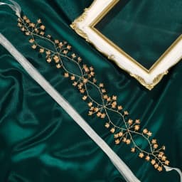 Miallo Boho Gold Branch Floral Bridal Hair Vine Wedding Forest Style Tulle Ribbon Headband Party Hair Accessories For Women 2026