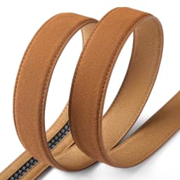 Men's Automatic Belt Replacement Belt, Suede Leather Belt, 3.5cm Genuine Leather Belt without Buckle For 3.8-4cm Buckle