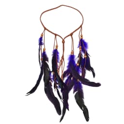 Retro Ethnic Style Headband Bohemian Linen Fringe Feather Headband For Women Elegant Hair Accessories Girls Photography Props