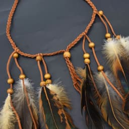 Retro Ethnic Style Headband Bohemian Linen Fringe Feather Headband For Women Elegant Hair Accessories Girls Photography Props