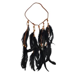 Retro Ethnic Style Headband Bohemian Linen Fringe Feather Headband For Women Elegant Hair Accessories Girls Photography Props