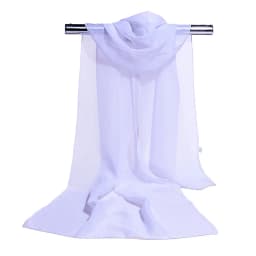 Korean Women Wedding Evening Party Dress Scarf Solid Color Transparent Chiffon Silk Scarf Summer Beach Towel Sunscreen Shawl R22