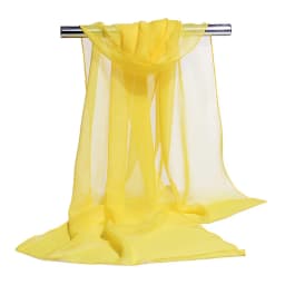 Korean Women Wedding Evening Party Dress Scarf Solid Color Transparent Chiffon Silk Scarf Summer Beach Towel Sunscreen Shawl R22