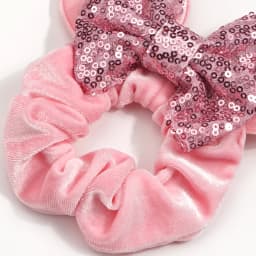 3 Pcs Cute Mouse Ears Hair Scrunchies 12 Styles Velvet Bows for Women Girls Birthday Date Amusement Park Party Hair Bands