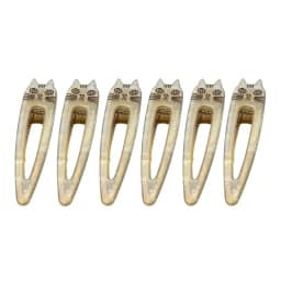 South Korea France Gold Label Cute Kitten Mimi Duck billed Clip French Versatile Caramel Hairpin Clip Side Clip