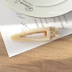 South Korea France Gold Label Cute Kitten Mimi Duck billed Clip French Versatile Caramel Hairpin Clip Side Clip