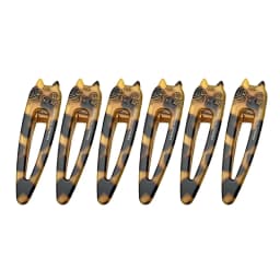 South Korea France Gold Label Cute Kitten Mimi Duck billed Clip French Versatile Caramel Hairpin Clip Side Clip