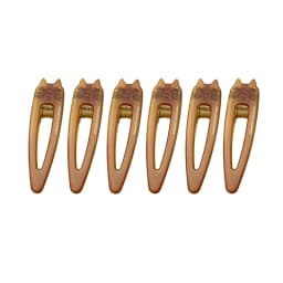South Korea France Gold Label Cute Kitten Mimi Duck billed Clip French Versatile Caramel Hairpin Clip Side Clip