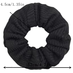 6pcs/lot Candy Color Scrunchies Elastic Hair Band Women Girls Ponytail Holder Rubber Accessories Waffle fabric