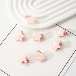 10Pcs Mini Y2K Hairpin Pink/Blue Star Design BB Hair Clips Fringe Jewelry Barrette Bangs Side Clip Summer Girls Hair Accessories