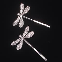 2Pcs/Set Metal Dragonfly Hair Clip Pins For Women Girls Fashion Insect Barrettes Hairwear Bangs Side Hair Accessories