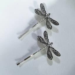 2Pcs/Set Metal Dragonfly Hair Clip Pins For Women Girls Fashion Insect Barrettes Hairwear Bangs Side Hair Accessories