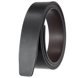 Non porous and toothless belt strip without buckle for men's toothless belt strip