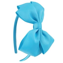 20 Solid Color Bows Hairbands Wide Large Bownot Ribbon Hair Hoop Bands For Baby Girls Kids Children's Hair Accessories Hairbands