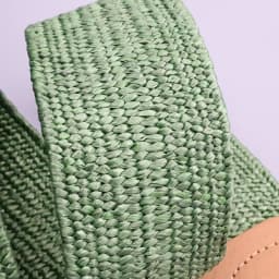 Fashion Stretch Alloy Buckle PP Grass Braided Belt All-match Elastic Waist Seal Multicolor Decorative Dress Belt for Women