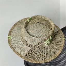 Designer French Elegant Women's Summer RB Letter Straw Hat Wide Brim Breathable Sun Protect Fashionable Beach Vacation Sun Hat