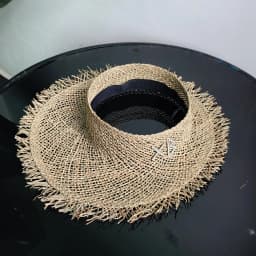 Designer French Elegant Women's Summer RB Letter Straw Hat Wide Brim Breathable Sun Protect Fashionable Beach Vacation Sun Hat