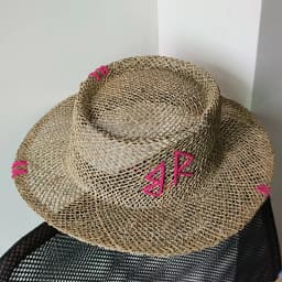 Designer French Elegant Women's Summer RB Letter Straw Hat Wide Brim Breathable Sun Protect Fashionable Beach Vacation Sun Hat