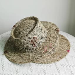 Designer French Elegant Women's Summer RB Letter Straw Hat Wide Brim Breathable Sun Protect Fashionable Beach Vacation Sun Hat