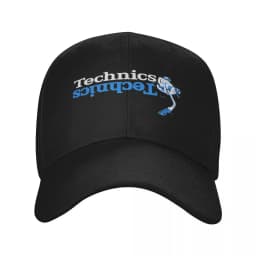 Dj Technics Scratch Durable for All Seasons Cap Male Hats For Men Men's Baseball Cap