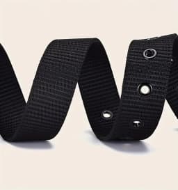 2pcs Men's casual canvas belt, golf belt, durable outdoor sports pants belt, jeans belt, suitable for daily leisure and sports