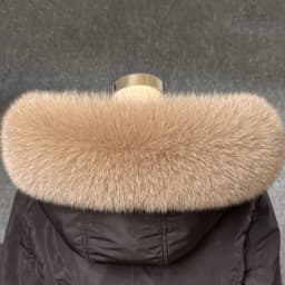 Real Fox Fur Collar Women Universal Hat Strip Down Jacket Fur Collar Winter Warm Fur Scarf Shawl Luxury Neck Warmer Fur Scarf