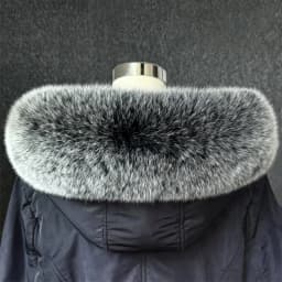 Real Fox Fur Collar Women Universal Hat Strip Down Jacket Fur Collar Winter Warm Fur Scarf Shawl Luxury Neck Warmer Fur Scarf