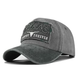 Hot Sale Unisex Washed Cotton Vintage Baseball Cap TEXAS Letter Embroidery Outdoor Sports Dad Hat For Men And Women