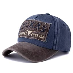 Hot Sale Unisex Washed Cotton Vintage Baseball Cap TEXAS Letter Embroidery Outdoor Sports Dad Hat For Men And Women