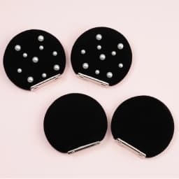 1 Pairs3.3'' Velvet Magnet Fetachable Mouse Ears For Children Glitter Festival Headband Birthday Party Girls DIY Hat Accessories